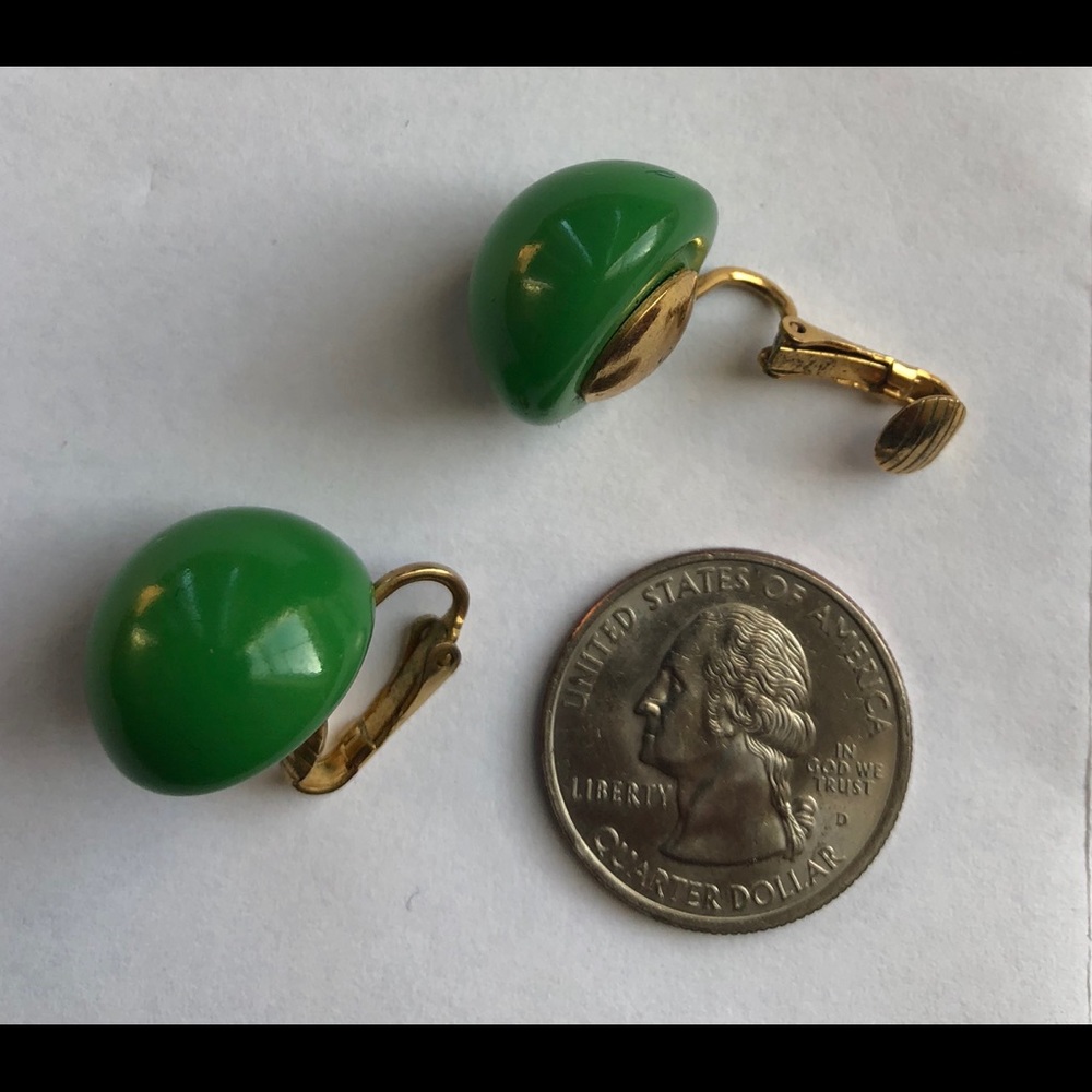 Green Jade earrings